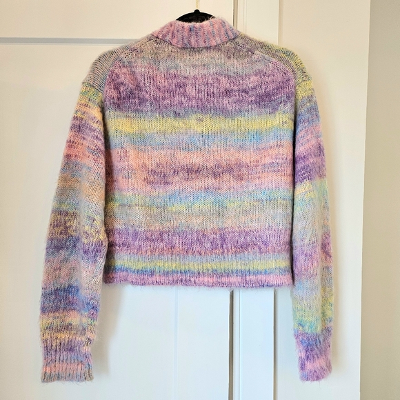 RE/DONE 90s Crop Oversized Cardigan Size XS NWT - Picture 8 of 11